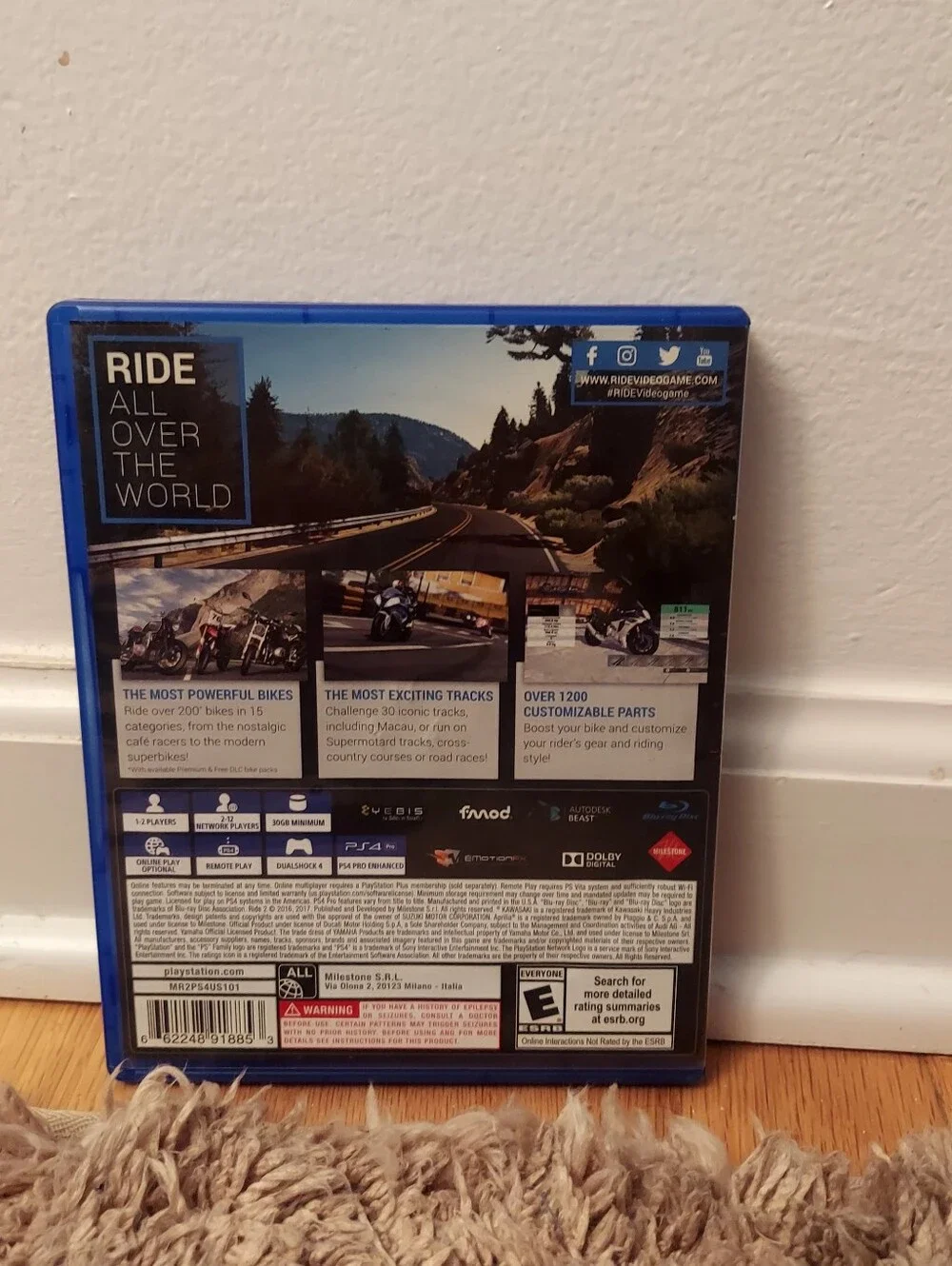 Ride 2 for PlayStation 4 game Ride 2 Ps4 videogame motorcycle racing Game